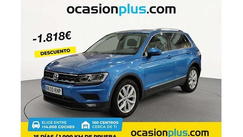 Azul Usado 2018 VW Tiguan Edition SUV | 18.181 € (Precio justo) - Imagen 1/4