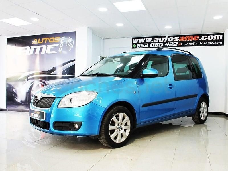 Usado Skoda Roomster Sport 105 CV (77 kW) 2007 Azul Monovolumen