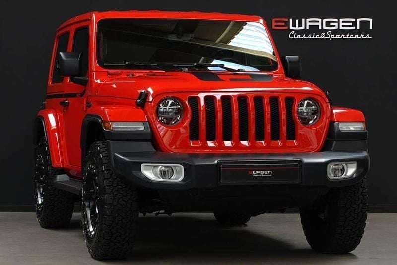 Rojo Usado 2019 Jeep Wrangler Sahara SUV | 57.500 € (Caro) - Imagen 1/4