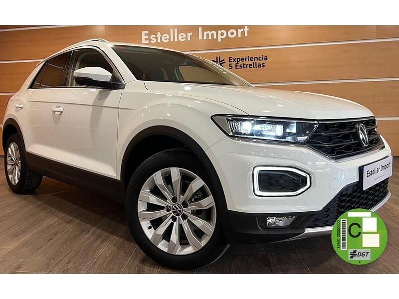 Blanco Usado 2021 VW T-Roc Advance SUV | 22.200 € (Caro) - Imagen 1/4