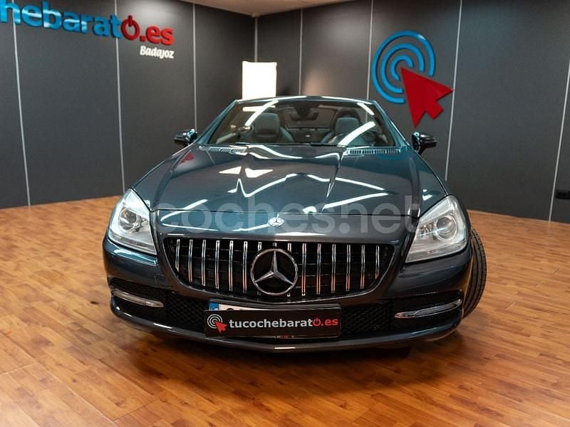 Usado Mercedes SLK250 204 CV (150 kW) 2013 Gris / plata Descapotable