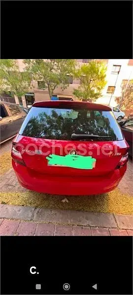 Usado Skoda Fabia 75 CV (55 kW) 2019 Rojo Utilitario