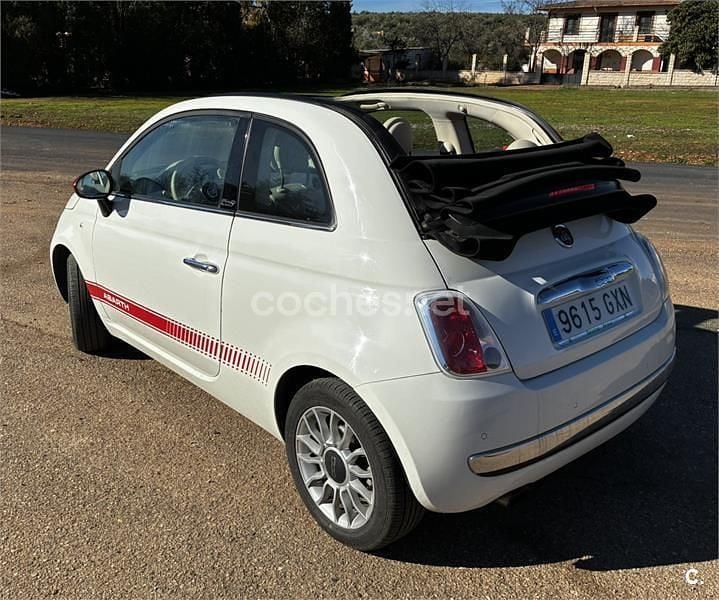 Usado Fiat 500C Lounge 100 CV (73 kW) 2010 Blanco Descapotable