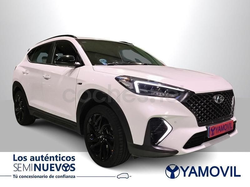 Usado Hyundai Tucson N Line 136 CV (100 kW) 2019 Blanco SUV