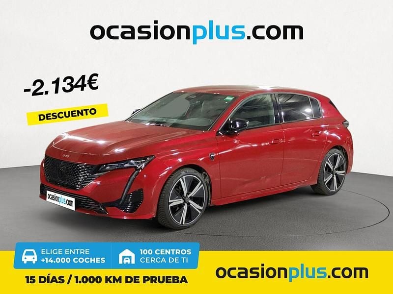 Rojo Usado 2024 Peugeot 308 GT Berlina | 23.480 € (Precio justo) - Imagen 1/4