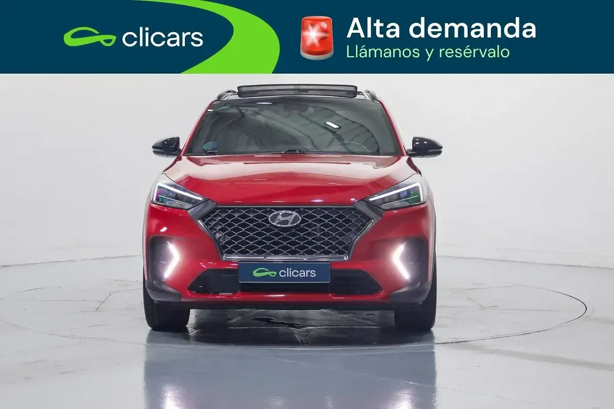 Usado Hyundai Tucson N Line 136 CV (100 kW) 2020 Rojo SUV