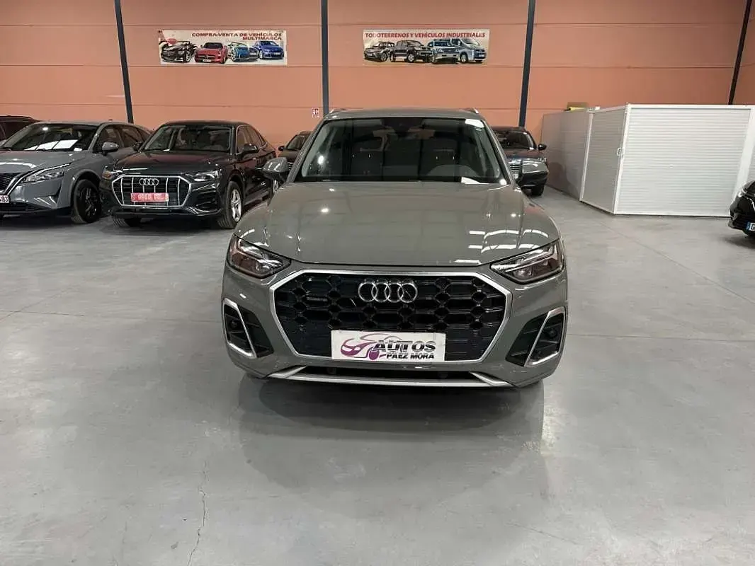 Usado Audi Q5 S-Line 204 CV (150 kW) 2022 Gris SUV