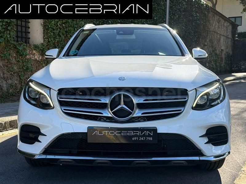 Usado Mercedes GLC220 AMG line 170 CV (125 kW) 2016 Blanco SUV