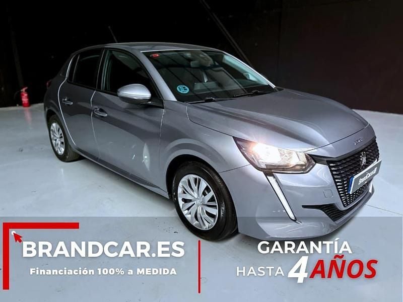 Usado Peugeot 208 Active 100 CV (73 kW) 2021 Gris Utilitario