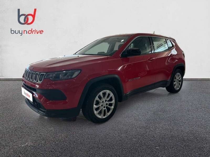 Rojo Usado 2022 Jeep Compass Longitude SUV | 19.700 € (Precio justo) - Imagen 1/4
