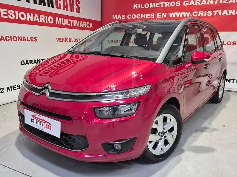 Usado Citroën Grand C4 Picasso Feel 120 CV (88 kW) 2016 Granate Monovolumen