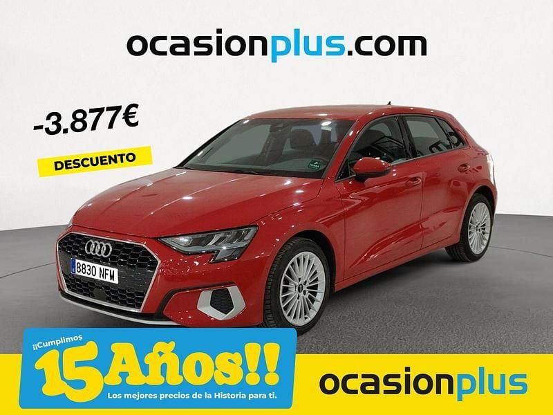 Rojo Usado 2023 Audi A3 Advanced Plus | 24.100 € (Precio justo) - Imagen 1/2