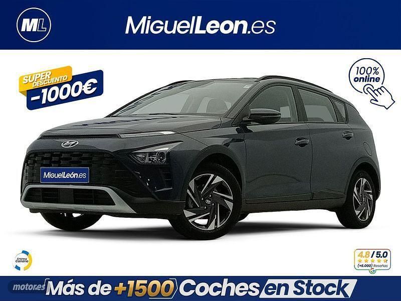 Gris / plata Usado 2024 Hyundai Bayon SUV | 16.985 € (Un poco caro) - Imagen 1/3