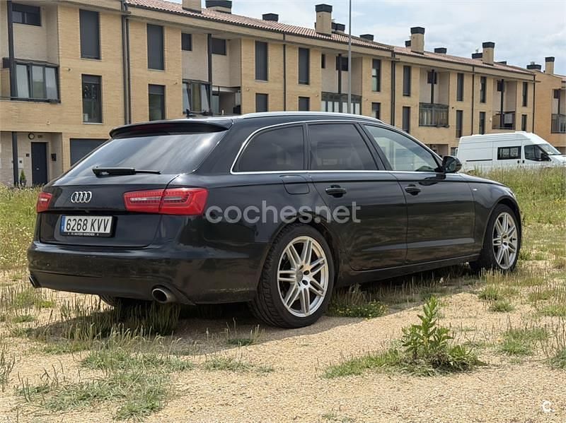 Usado Audi A6 245 CV (180 kW) 2012 Negro Familiar