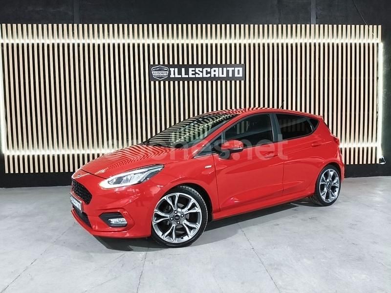Rojo Usado 2017 Ford Fiesta ST-Line Berlina | 8990 € (Precio justo) - Imagen 1/4
