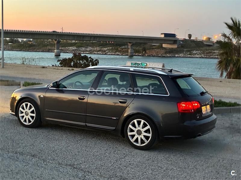 Usado Audi A4 S-Line 170 CV (125 kW) 2008 Negro Familiar