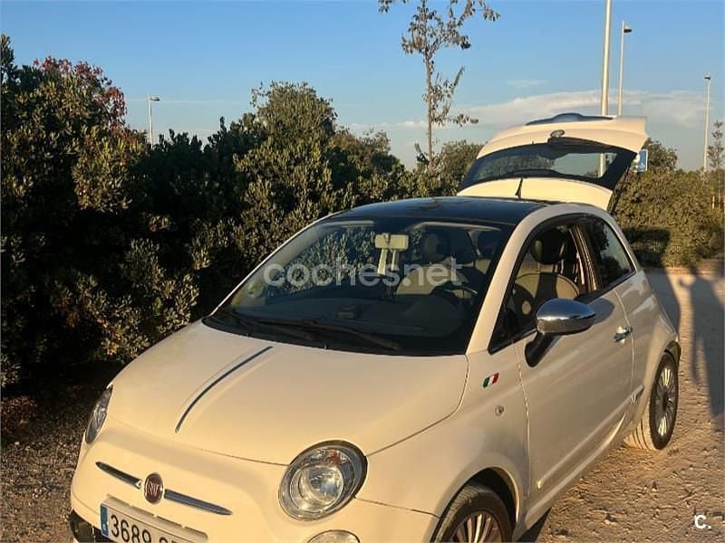 Usado Fiat 500 Sport 75 CV (55 kW) 2008 Blanco Berlina