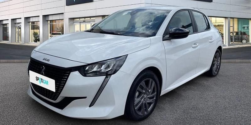 Blanco Usado 2021 Peugeot 208 Active Utilitario | 9900 € (Buen precio) - Imagen 1/4