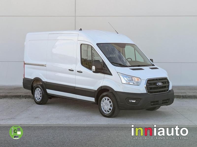 Blanco Usado 2021 Ford Transit Ambiente Van | 18.600 € (Super precio) - Imagen 1/4