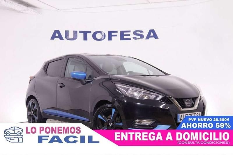 Usado Nissan Micra N-Connecta 90 CV (66 kW) 2017 Negro Utilitario