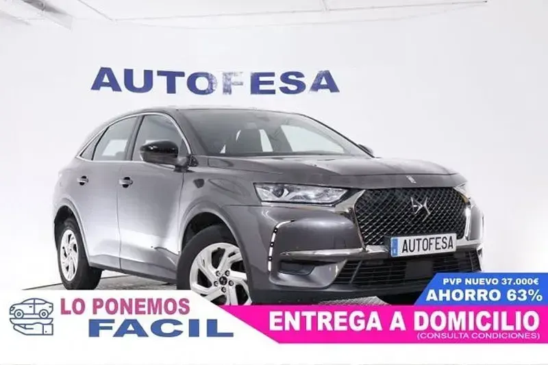 Usado DS Automobiles DS7 Crossback So Chic 131 CV (96 kW) 2019 Gris / plata SUV