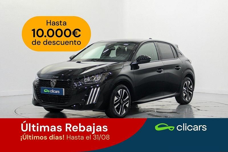 Negro Usado 2024 Peugeot 208 Allure Utilitario | 21.990 € (Caro) - Imagen 1/4