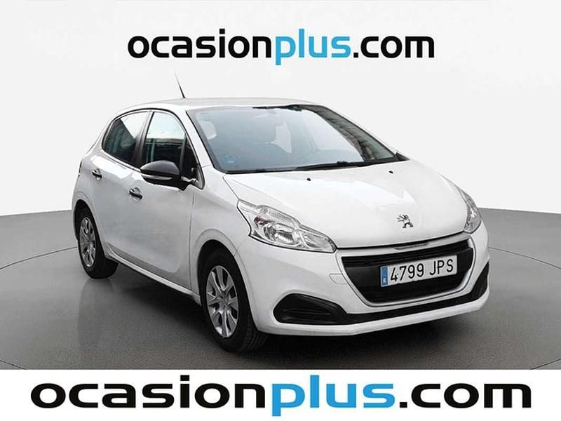 Usado Peugeot 208 Access 82 CV (60 kW) 2016 Blanco Utilitario