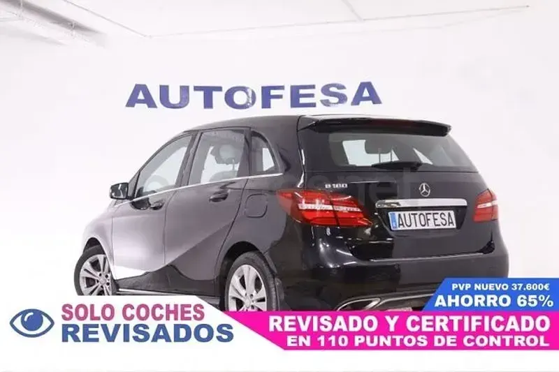 Usado Mercedes B180 109 CV (80 kW) 2016 Negro Utilitario