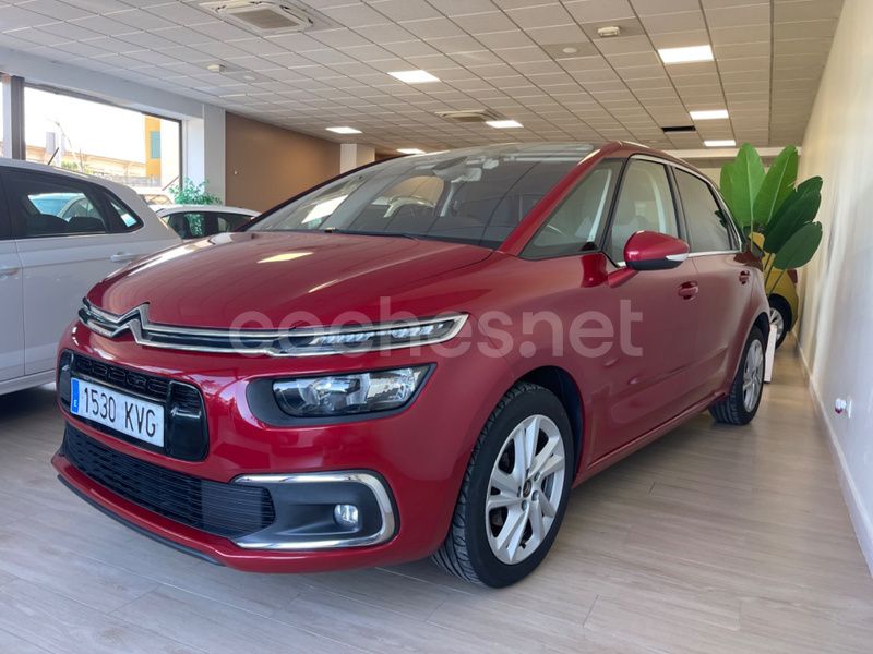 Rojo Usado 2019 Citroën C4 SpaceTourer PureTech Monovolumen | 12.990 € (Precio justo) - Imagen 1/4