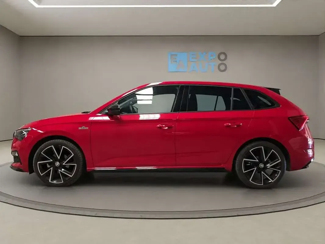 Usado Skoda Scala Monte Carlo 150 CV (110 kW) 2021 Rojo Utilitario