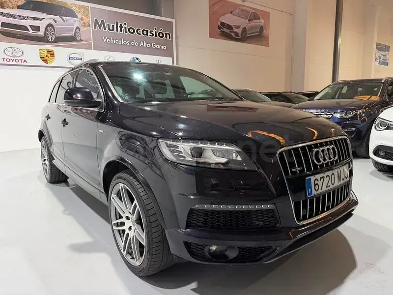 Usado Audi Q7 S-Line 272 CV (200 kW) 2016 Negro SUV