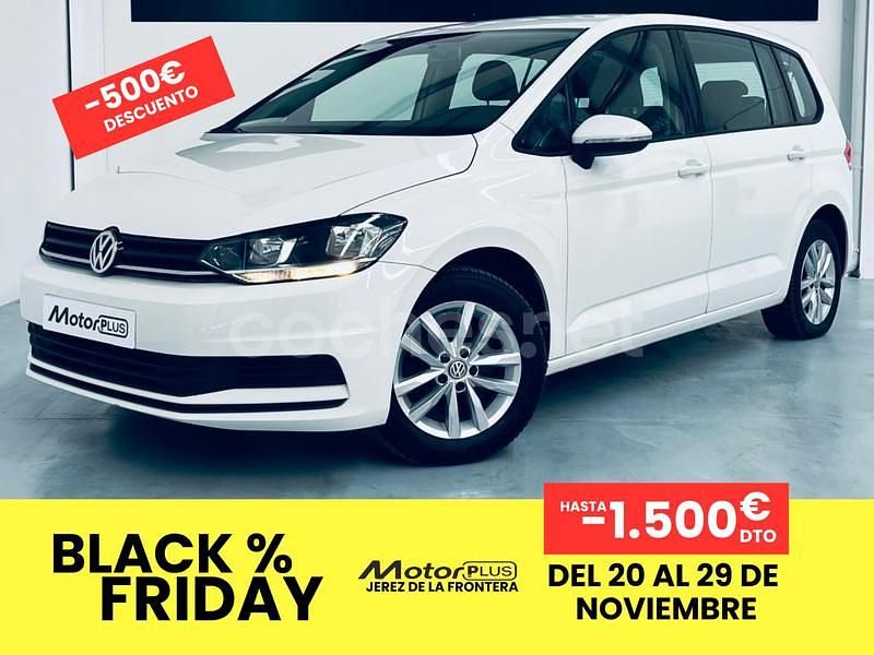 Blanco Usado 2019 VW Touran Edition Monovolumen | 17.490 € (Precio justo) - Imagen 1/4