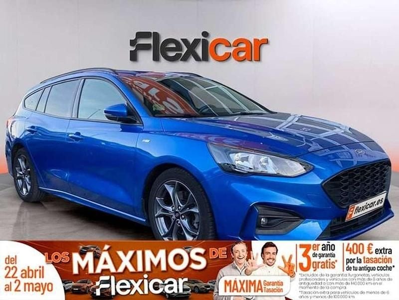 Brugt Ford Focus ST-Line 150 HK (110 kW) 2019 Blå Stationcar