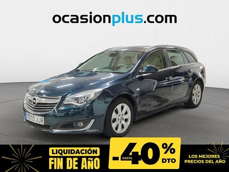 Azul Usado 2015 Opel Insignia Selective Familiar | 7900 € (Precio justo) - Imagen 1/4