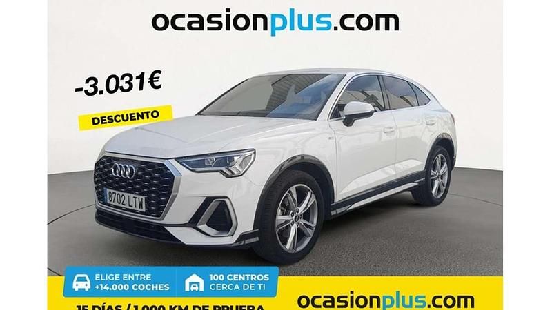 Blanco Usado 2021 Audi Q3 Sportback S-Line SUV | 30.319 € (Buen precio) - Imagen 1/4