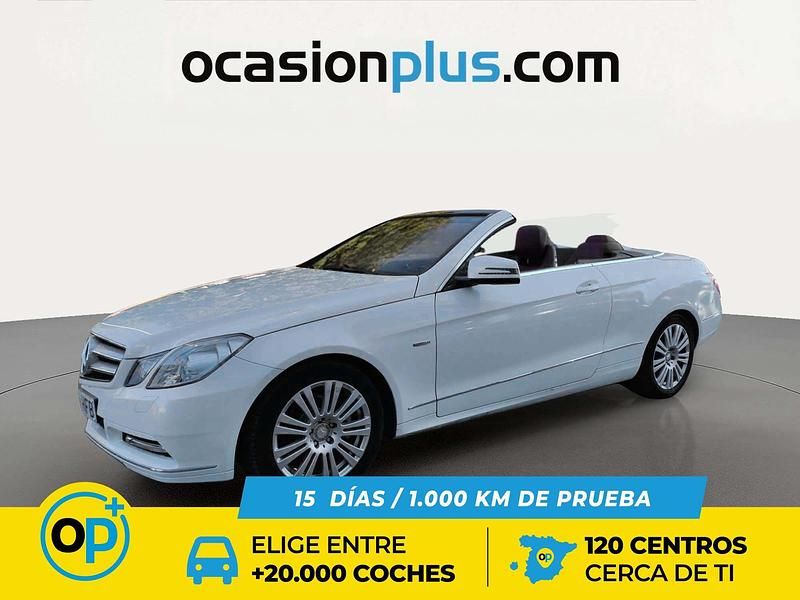 Blanco Usado 2011 Mercedes E200 Avantgarde Descapotable | 16.550 € (Precio justo) - Imagen 1/4