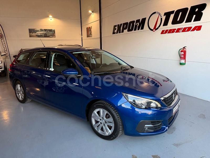 Azul Usado 2019 Peugeot 308 SW Style Familiar | 11.800 € (Precio justo) - Imagen 1/4