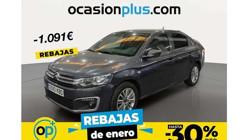 Gris Usado 2017 Citroën C-Elysee I Feel Berlina | 7269 € (Precio justo) - Imagen 1/4