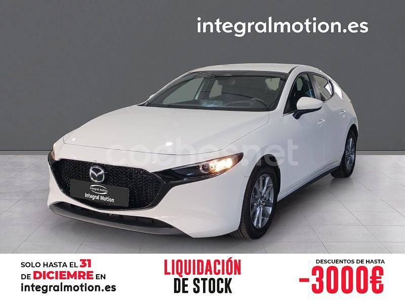 Blanco Usado 2025 Mazda 3 Prime-Line Berlina | 25.990 € - Imagen 1/4