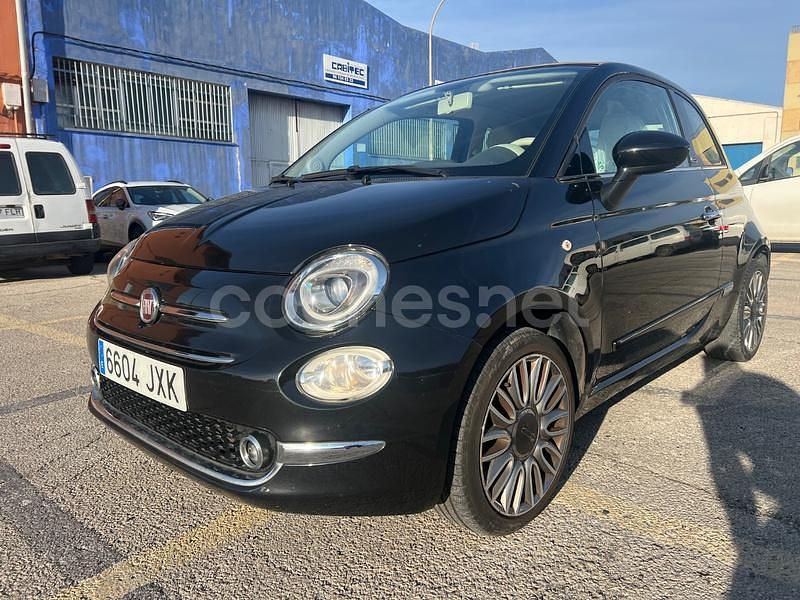 Negro Usado 2017 Fiat 500C Pop Descapotable | 9490 € (Precio justo) - Imagen 1/4