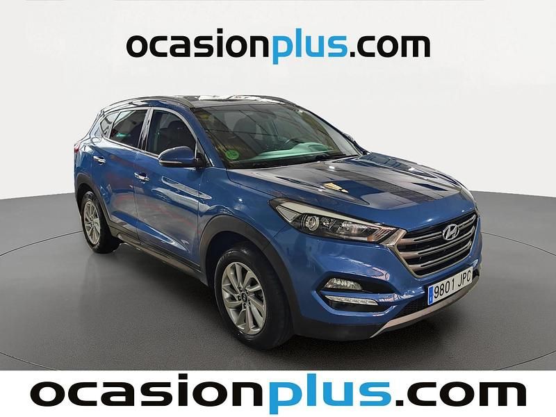 Usado Hyundai Tucson 131 CV (96 kW) 2016 Azul SUV