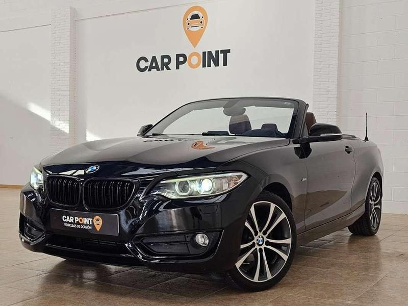 Negro Usado 2016 BMW 218 Sport Line Descapotable | 20.990 € (Un poco caro) - Imagen 1/4