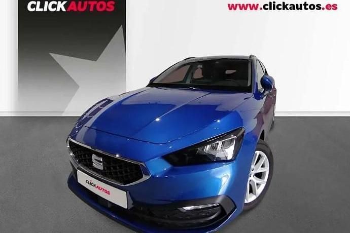 Usado Seat Leon Sport 116 HP (85 kW) 2025 Azul Carrinha