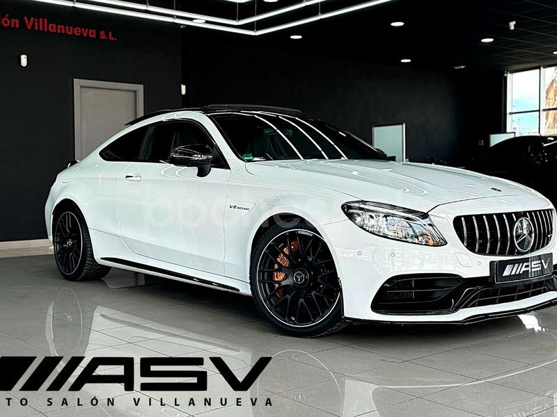 Blanco Usado 2022 Mercedes C63S AMG Coupe | 85.500 € (Un poco caro) - Imagen 1/4
