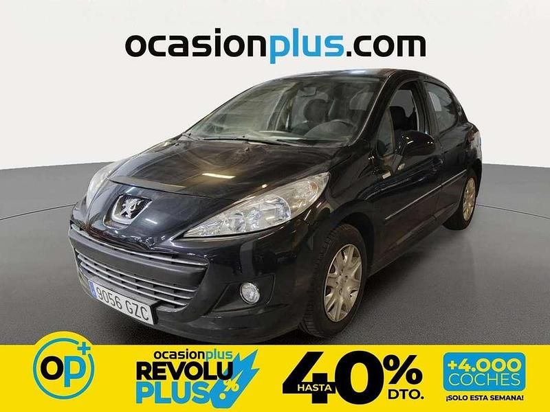 Usado Peugeot 207 95 CV (69 kW) 2010 Negro Utilitario