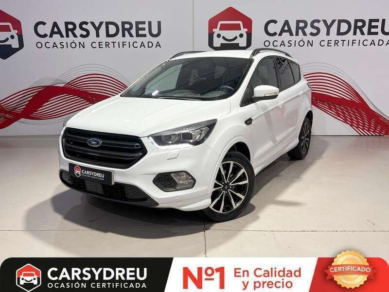 Azul Usado 2018 Ford Kuga ST-Line SUV | 15.600 € (Precio justo) - Imagen 1/3