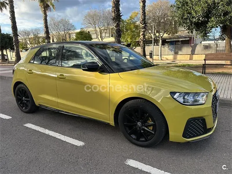 Usado Audi A1 Sportback 116 CV (85 kW) 2019 Amarillo Utilitario