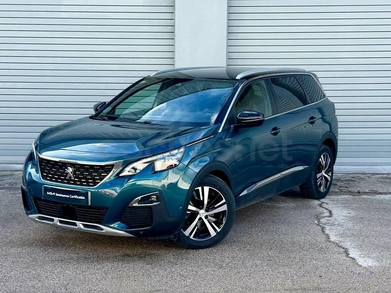 Azul Usado 2017 Peugeot 5008 Allure Monovolumen | 16.900 € (Caro) - Imagen 1/4