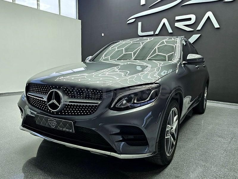 Usado Mercedes GLC250 204 CV (150 kW) 2018 Gris / plata Coupe