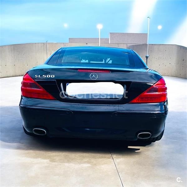 Usado Mercedes SL500 306 CV (225 kW) 2001 Negro Descapotable